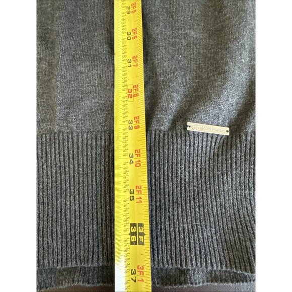 Michael Kors Womens V-Neck Sweater Dress Size S Gray - Picture 8 of 10